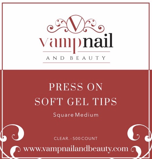 Vamp Soft Gel Tips - Square 
