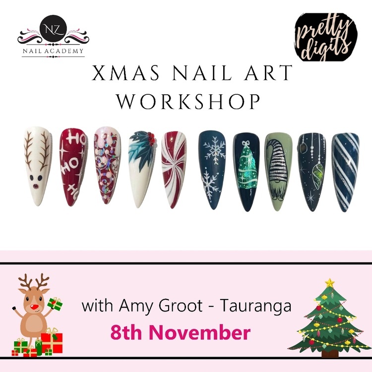 Xmas Nail Art Workshop - Tauranga 8 November